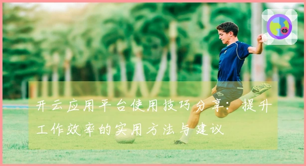 开云应用平台使用技巧分享：提升工作效率的实用方法与建议